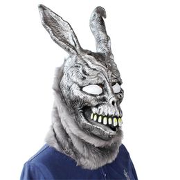 Party Masks Cartoon Donnie Darko FRANK Bunny Animal Rabbit Halloween Cosplay Costumes Carnival Bar Supplies 230901