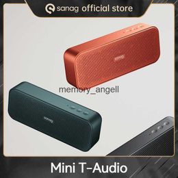 Portable Speakers Sanag X15 Mini Desktop Subwoofer Sleek Metal Body T-Audio High-resolution Wireless Bluetooth Speaker Better Bass Sound HKD230904