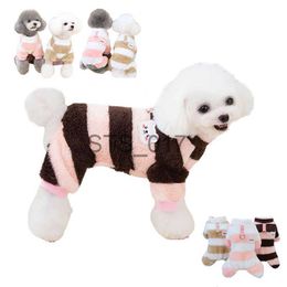 Dog Apparel Winter Soft Fleece Cat Dog Clothes Puppy Jumpsuit Coat for Small Medium Dogs Warm Pet Clothes Poodle Chihuahua Bichon Pug Outfit x0904