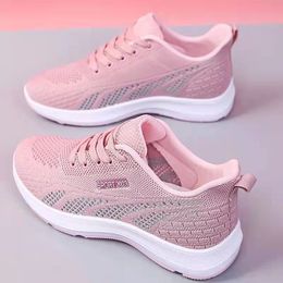 Dress Shoes 2023 Running Ladies Breathable Sneakers Summer Light Mesh Air Cushion Women s Sports Outdoor Lace Up Training 230901