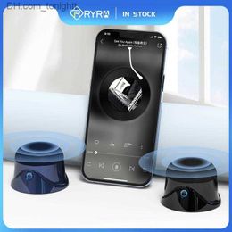 Portable Speakers RYRA Portable Hifi Bluetooth Wireless Speaker Magnetic Waterproof USB Outdoor Loudspeaker Music Surround Bass Box For Magsafe Q230904