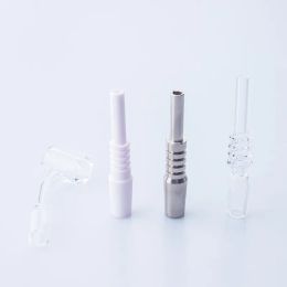 Love_E_Cig CSYC Smoking Pipes Accessories Ceramic Tip Quartz Banger Nail 10mm/14mm/18mm Glass Bong Bubbler Pipe Tool 12 LL