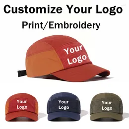 Ball Caps Custom Logo Unisex Adjustable Adult Baseball For Men Corduroy Quick-Drying Snapback Hats Women Dad Hat Hip Hop Trucker Cap