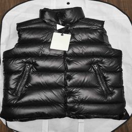 Designer Vest Down Jacket Winter Warm Sleeveless Sweatshirt Luxury Feather Material Loose Coat Fashion Trend Men and Women Cardigan Caps Are Detachableq2m2