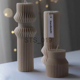 Other Health Beauty Items DIY Geometric Cylindrical Roman Pillar Silicone Candle Mold Handmade Scented Candle Making Plaster Gypsum Mould Home Decor x0904