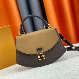 DESIGNERS handbag women shoulder bag fashion classic leather totes woman brown flower crossbody bags