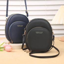 Evening Bags Mobile Phone Bag Female Korean Version Fashion Multi-functional Crossbody Shoulder Zipper Simple Mini Everything