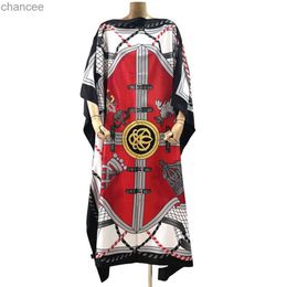Basic Casual Dresses One word led Middle East Spring Women Cardigan stitch robe Cocktail sexcy Boho Maxi African Holiday Batwing Sleeve Silk Robe LST230904