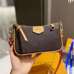 Louiseviutionbag Crossbody Shoulder Bags Louies Vuttion Chain Wallet Lady Luis Vuittons Bag Pouch On Letters Embossed Flower Stripes Lux 9418