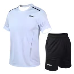 Other Sporting Goods Men Tracksuit Running T-Shirt Football Basketball Tennis Fitness Sports Quick Drying Clothes Oversized Set Suits Sportswear 230904