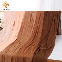 Fabric 45X150cm Soft 4 Way Stretch Nude Power Mesh Fabric By Half Yards For Sewing Clothes Backing Dress Bottoming Clothing Tulle 230904