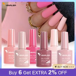 Nail Polish Venalisa VIP4 Nail Gel Polish 7.5ml Arrival Soak Off UV LED Gel Varnish Full Coverage Super Texture Gorgeous Nail Manicure 230901