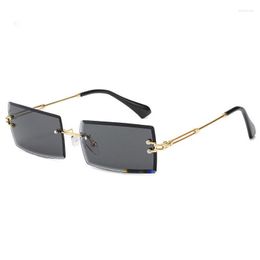 Occhiali da sole Gradient Frameless Kottdo Donna Donna Crowley Occhiali da uomo Luxuey Designer Uomo Cinturino a due vie Accessori per occhiali
