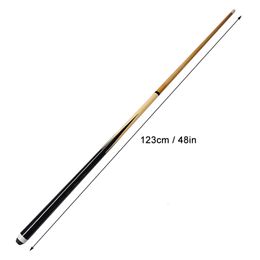 Billiard Cues 48In 1/2 Structure 1Pcs Wooden Pool Cues Billiard House Bar Pool Cues Sticks Entertainment Snooker Accessories Billiard Tools 230901