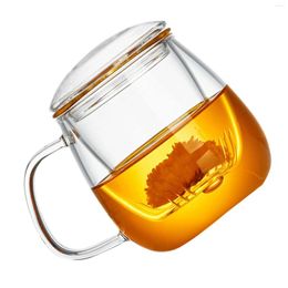 Wine Glasses Clear Borosilicate Glass Tea Cup Placed Directly In The Microwave Oven For Filling With Water Milk Coffee SP99