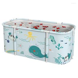 Storage Bags Soaking Bathing Tub Large Capacity Foldable Bathtub Efficiently Maintaining & Cold Temperature Bathroom Folding SPA For