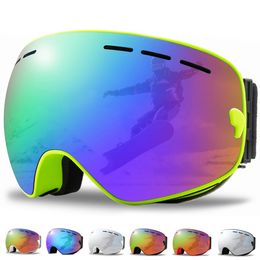 Ski Goggles Double Warstwy Outdoor Sports GOOGLES SNOW SNOWBOOD KLASITY ANTIFOG ANTIDUST Snowmobile Okulowanie UNISEX 230904