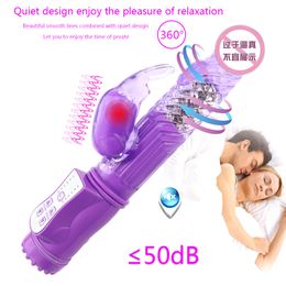 Vibrators G spot Dildo Rabbit Vibrator Female Vagina Clitoris Double Vibration Masturbator Sex Toy Adult Products 230904