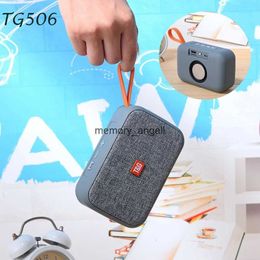 Portable Speakers Mini Portable Fabric Speaker Bluetooth Wireless Connection Portable Outdoor Sport Audio Stereo Support Tf Card Car Audio HKD230905