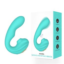 Vibrators Multifunctional Powerful Sucking Slap Vibrator for Adult Female Clitoral G spot Stimulation Sex Product 230904