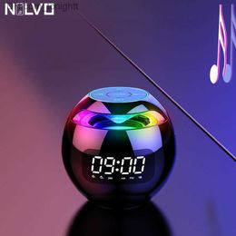 Portable Speakers Dazzling Light Alarm Clock Mode Subwoofers Intelligent Speaker Multifunction Bluetooth Exquisite Design Subwoofer Clock Speaker Q230904