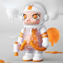 Blind box Mega Space Molly 100% Anniversary Series 2 Box Toy Popmart Mystery Action Figures Surprise Bag Kawaii Birthday Gift 230901
