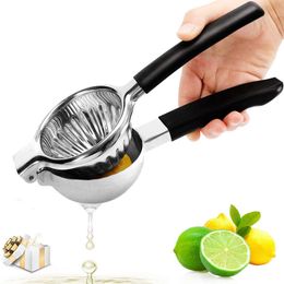 Fruit Vegetable Tools Stainless Steel Lemon Fruits Squeezer Multifunction Orange Juicer Manual Juice Hand Pressure Kitchen 230901