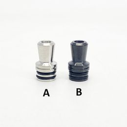 1Pcs Metal Funnel Drip Tip Straw Joint Machine Accessory High Quality Black White
