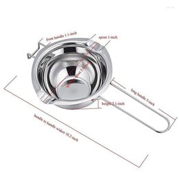 Baking Moulds -Double Boiler Stainless Steel Chocolate Pot Dipping Tool Waterproof Melting Bowl Suitable For Butter C