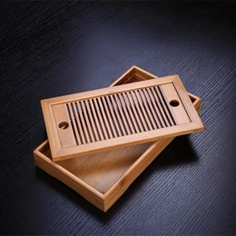 Dishes Plates Bamboo Tray High Quality 251435cm Chinese Solid Tea Household Board Chahai Table WF 230901