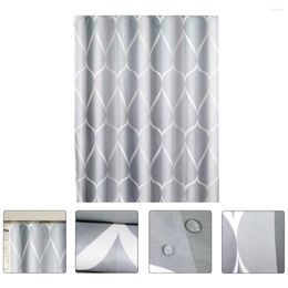 Shower Curtains Curtain Windows Printing Bathroom Cloth Hanging Waterproof Ripple Practical Polyester