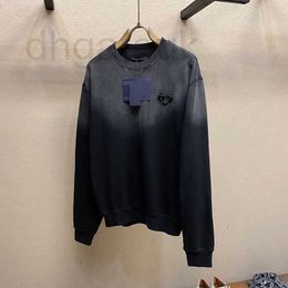 Men's Hoodies & Sweatshirts designer 23 Early Autumn Readymade Garment Dyed and Worn Cotton Women's Sweater High Edition Pra Long Sleeve T-shirt Luxury KEND