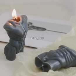 Other Health Beauty Items Male Body Candle Men Torso Candle Body Shape Scented Muscle Man Nude Body Figure Wax Candles Art for Bedroom Home Decor x0904