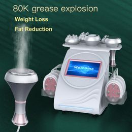 2024 New design Vacuum Cavitation RF infrared Multipolar RF Red LED 80KHz Cavitation Beauty Equipment