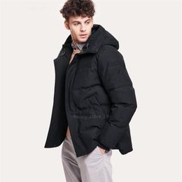 Fashion Men Down Jackets Winter Homme Canada Jassen Chaquetas Parka Outerwear jacket mens keep warm Coat Big Fur Hooded Fourrure D299U