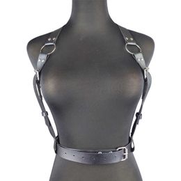 Bdsm Bondage Women Suspender Leather Harness Body Sexy Gothic Garter Belt Lingerie Sex Accessories Toy