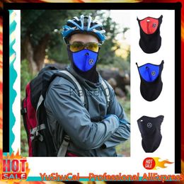 Cycling Caps Masks Ride Mask Half Wrapping Neck Warmer long type Snowboard Scarf Ski Face Mask Windproof Outdoor Sport for motorcyclists 2022 x0904