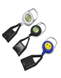 Lighter Leash Safe Stash Clip Retractable Keychain Smile Face Lighter Holder BLUNT SPLITTER 4283675 LL