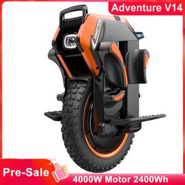 Il più recente INMOTION Adventure V14 134V 2400Wh 50GB/50S Batteria ad alta coppia C40 Picco motore 9000W Bilanciamento automatico di nuova generazione Inmotion EUC