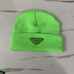 2023 WW Şapka Moda Erkek Tasarımcıları Bonnet Kış Beanie Örme Yün Şapka Plus Kadife Kapak Kafataları Kalın Maske Saçak Beanies Şapkalar 88