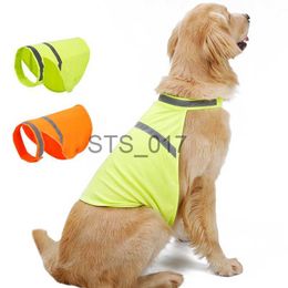 Dog Apparel Reflective Dog Safety Vest High Visibility Yellow Fluorescent Dog Clothes Dog Hi Vis et Coat Outdoor Night Safety Pet Supply x0904