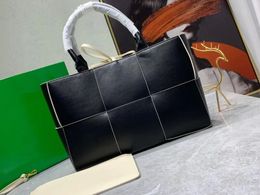 Designer bolsa de luxo marca bolsa de ombro realfine sacos um cm couro arco totes moda bolsas bolsa para mulheres com saco de pó clássico tecido crossbody saco quente 2023