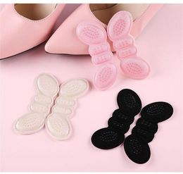 Pillow Back Stick With Anti-drop Anti-wear Foot High Heels Half Size Insole Women's Shoes Big Transform Small Magic