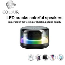 Portable Speakers Mobile Phone Bluetooth Speaker High-quality Colorful Lights Wireless Small Sound Box Subwoofer Portable Home Impact Mini Gift HKD230904