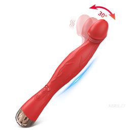 Vibrators G Spot Vibrator for Women Clitoris Stimulator Masturbator Dildo Vagina Female Finger Wiggling Sex Toys Adults Goods 230904