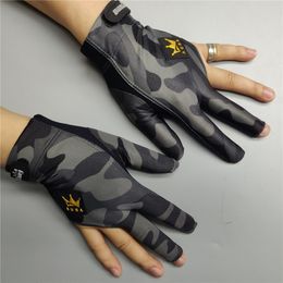 Billiard Accessories Billiard Glove Left Right Hand Medium Billking Camouflage Carom Glove 3 Fingers Professional Pool Glove Billiard Accessories 230901