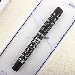 Fountain Pens Jinhao 100 Vacuum Filling Fountain Pen Transparent Acrylic Skeleton Hollow Carved EF/F/M Writing Gift Pen HKD230904