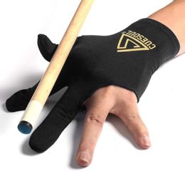 Billiard Accessories CUESOUL 10pcs/set 3 Finger Billiards Gloves Pool Cue Gloves Black Blue Green Red Colour 230901