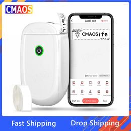 Cmaos L11 Portable Printer Label Maker Bluetooth Mini Printers With Stickers Paper Offices Home