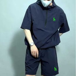 Hoodies Sweatshirts Wear Summer Breathable Sports Golf Pants + Hoodie Men's Fashion Casual Suit LST230902
